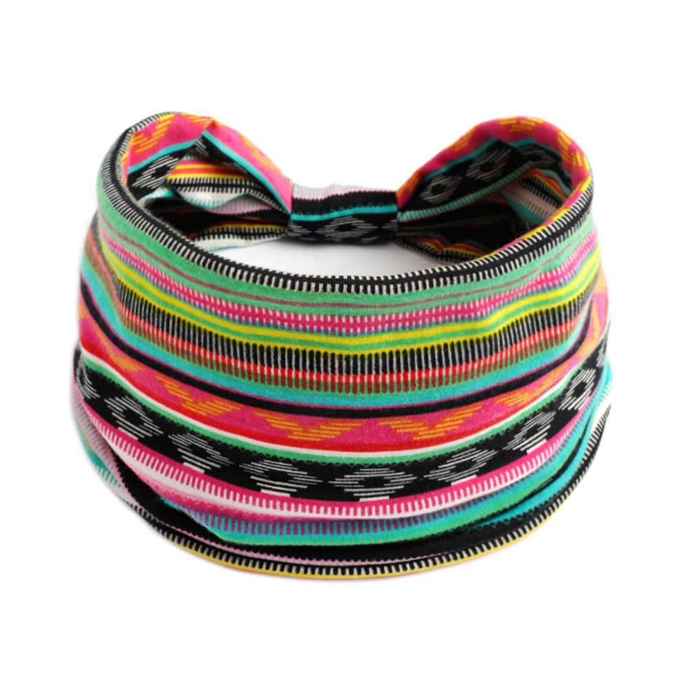 Bohemian Cashew Yoga Sports Headband Absorbent Elastigirl