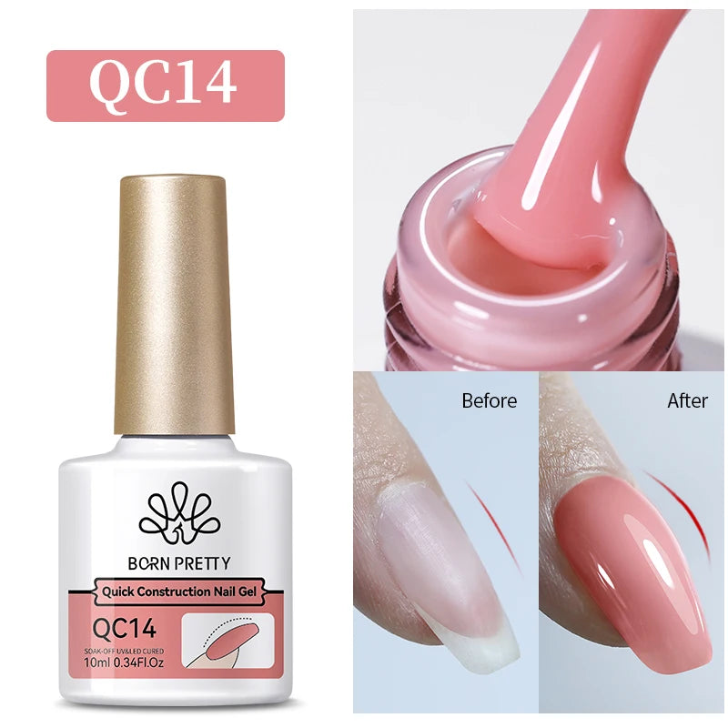 10Ml Milky Jelly White Gel Nail Polish Jelly Nude Color Long Lasting Full Cover Soak off UV LED Gel Varnish Manicure