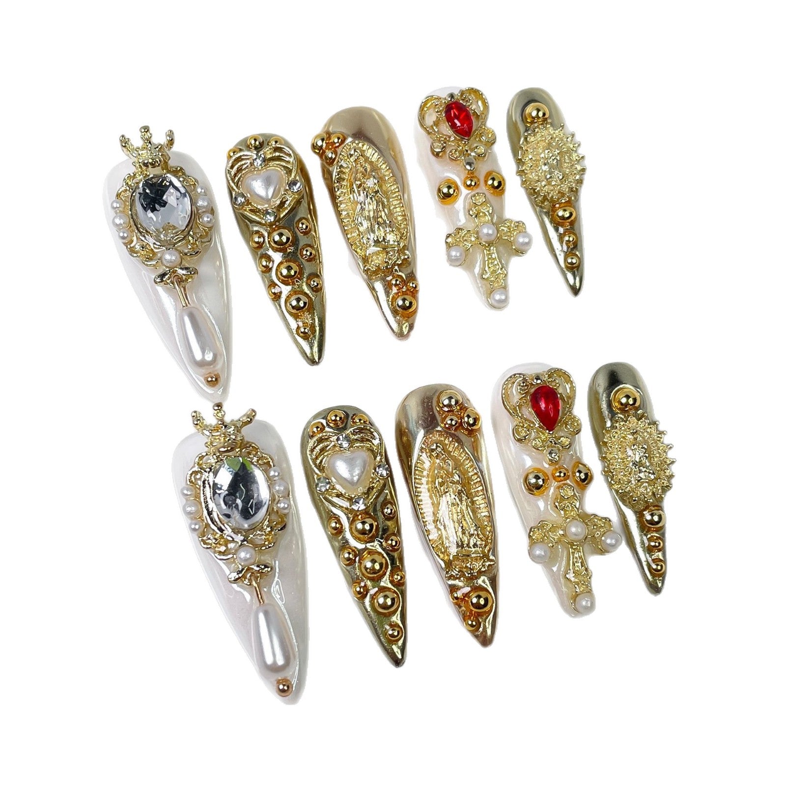 Luxury Court-style Handmade Press-on Nails