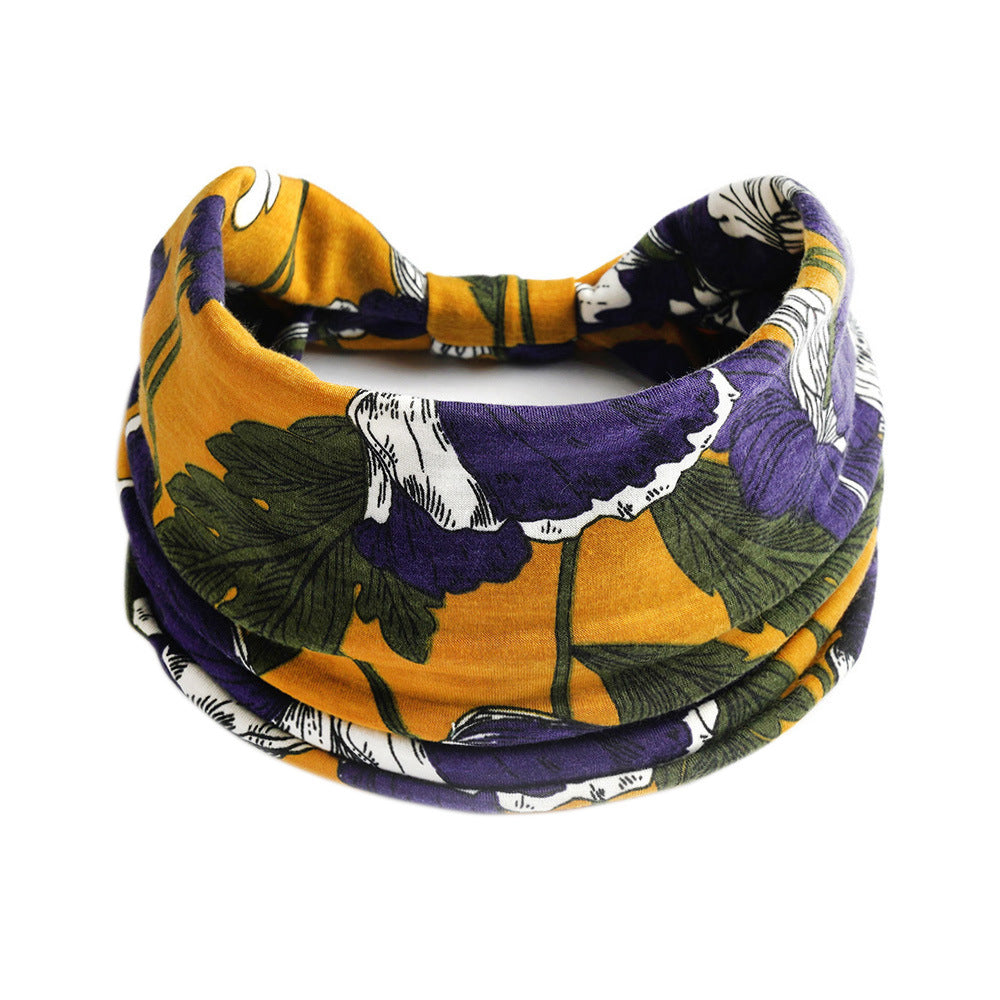 Bohemian Cashew Yoga Sports Headband Absorbent Elastigirl