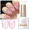 10Ml Milky Jelly White Gel Nail Polish Jelly Nude Color Long Lasting Full Cover Soak off UV LED Gel Varnish Manicure