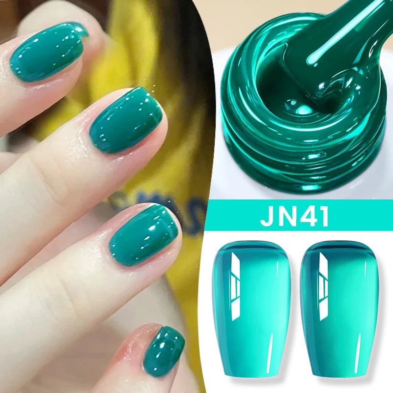 10Ml Milky Jelly White Gel Nail Polish Jelly Nude Color Long Lasting Full Cover Soak off UV LED Gel Varnish Manicure