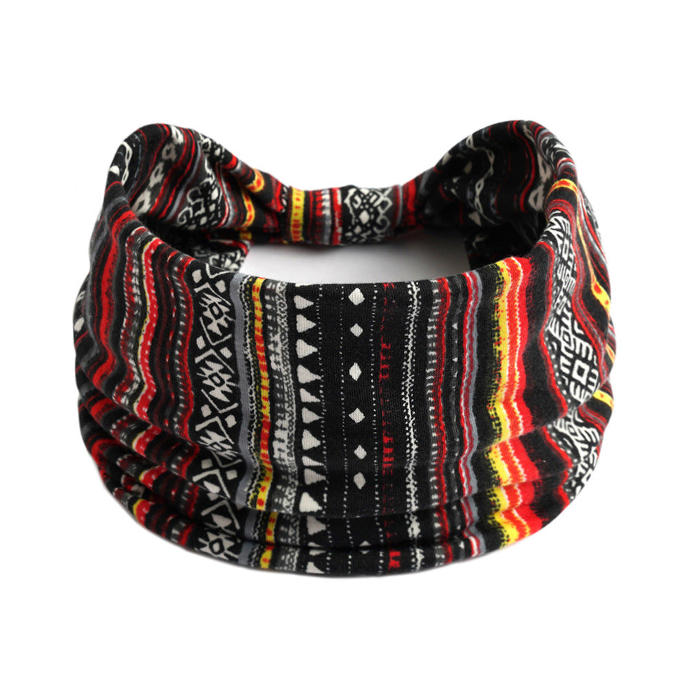 Bohemian Cashew Yoga Sports Headband Absorbent Elastigirl