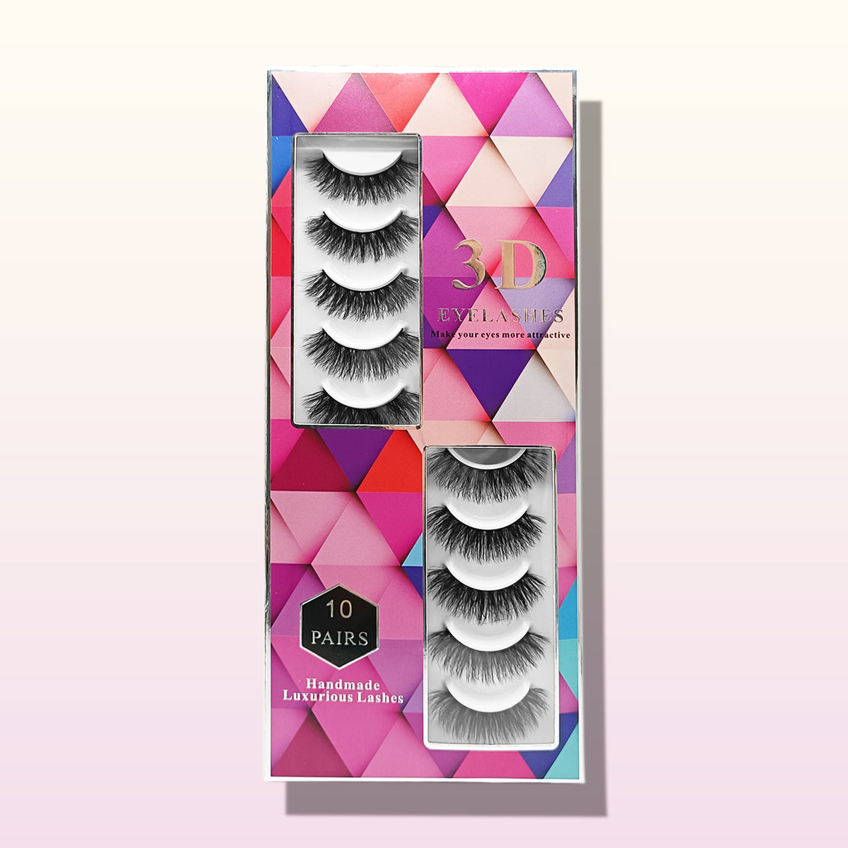 3D Premium Faux Mink  Eyelashes MK-62