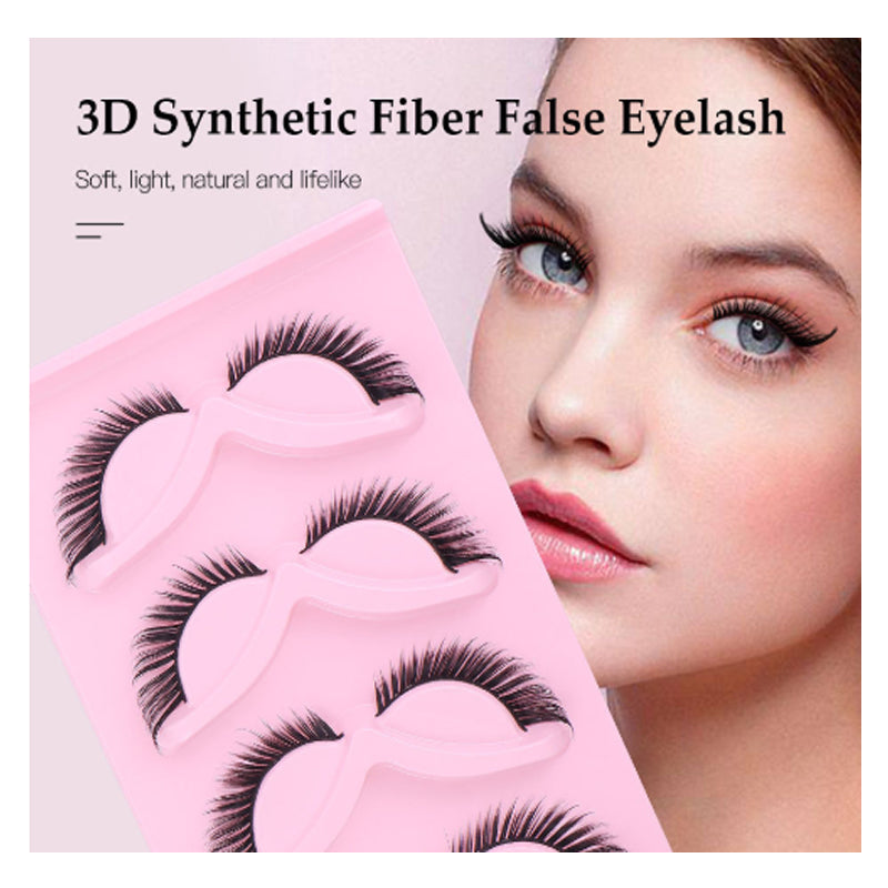 5 Pairs Lashes Eyelashes Extension Cluster, Faux Mink Long Full Look Eye Bottom