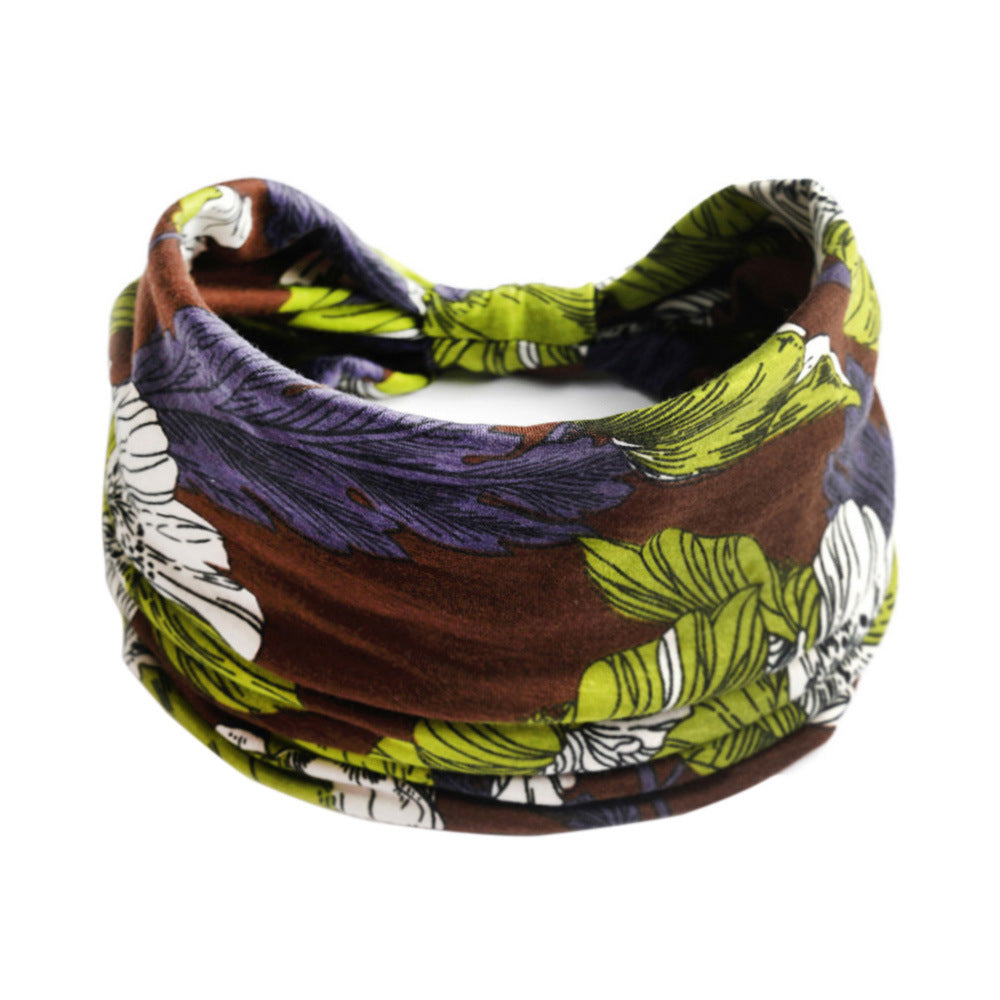 Bohemian Cashew Yoga Sports Headband Absorbent Elastigirl
