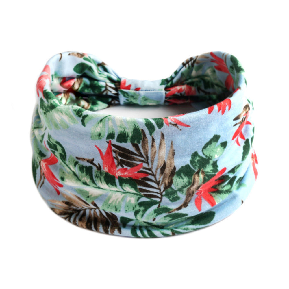 Bohemian Cashew Yoga Sports Headband Absorbent Elastigirl