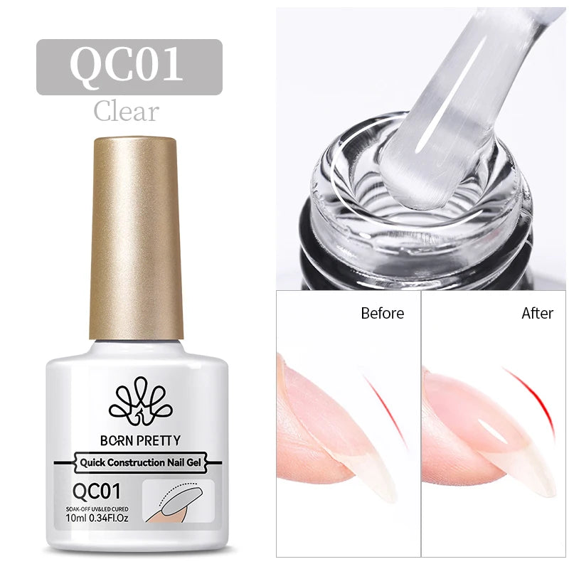 10Ml Milky Jelly White Gel Nail Polish Jelly Nude Color Long Lasting Full Cover Soak off UV LED Gel Varnish Manicure