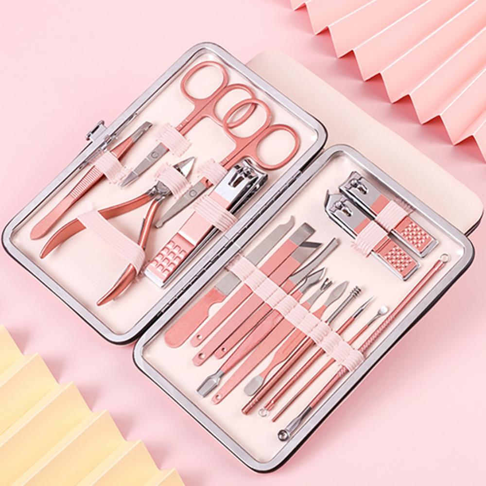 Professional Scissors Nail Clippers Set Ear Spoon skin Pliers Nail Cutting Pliers Pedicure Nail Groove Trimmers