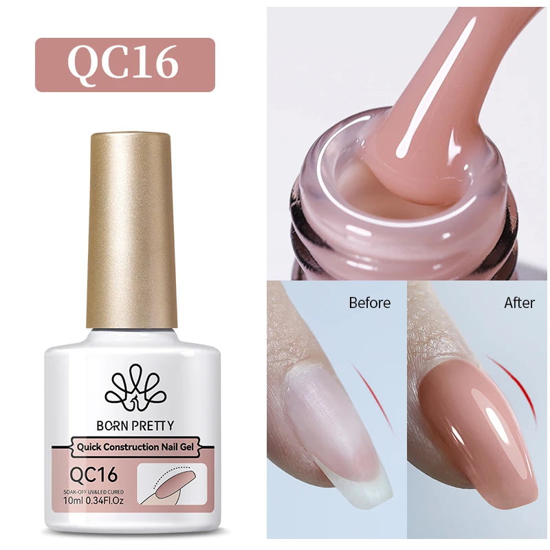 10Ml Milky Jelly White Gel Nail Polish Jelly Nude Color Long Lasting Full Cover Soak off UV LED Gel Varnish Manicure