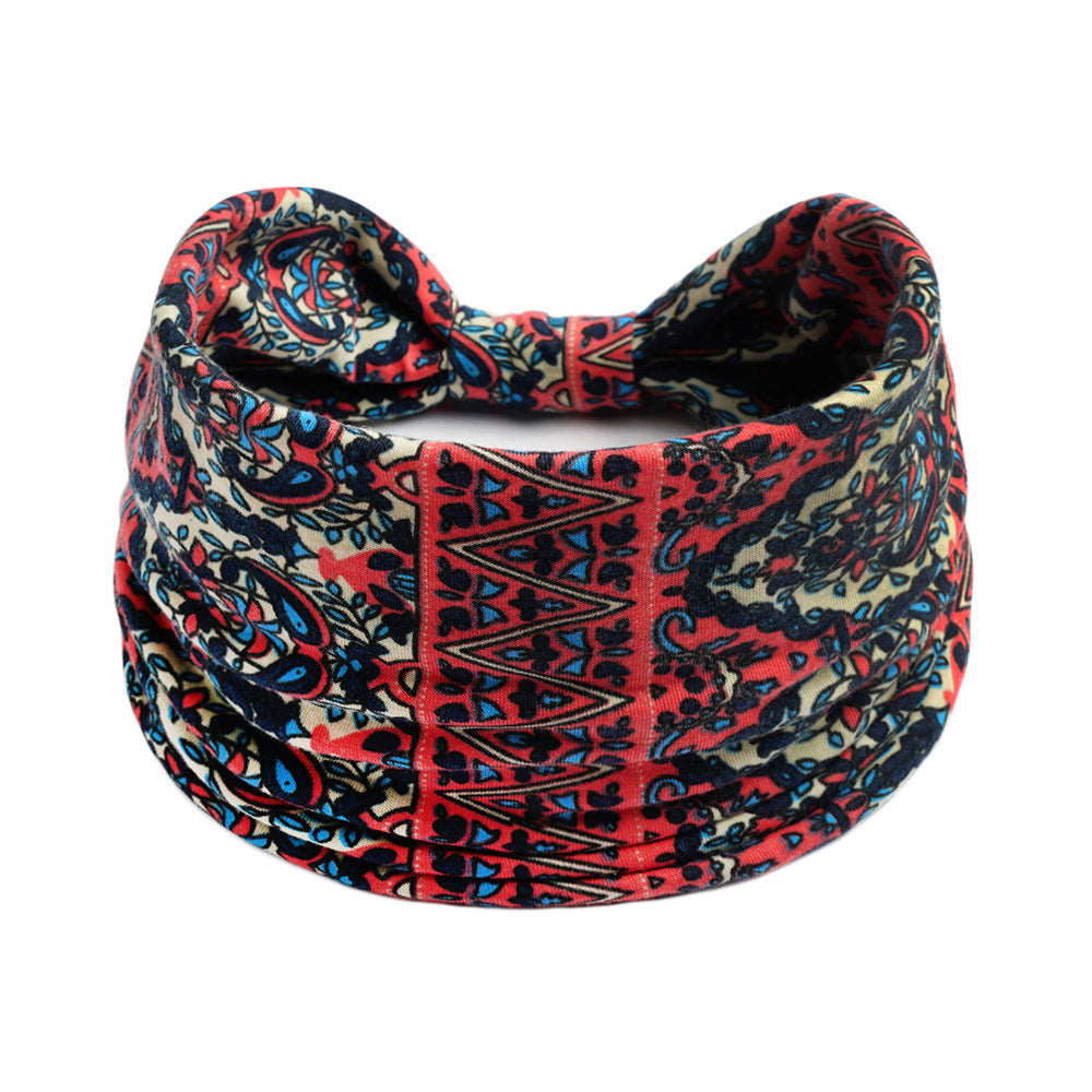 Bohemian Cashew Yoga Sports Headband Absorbent Elastigirl