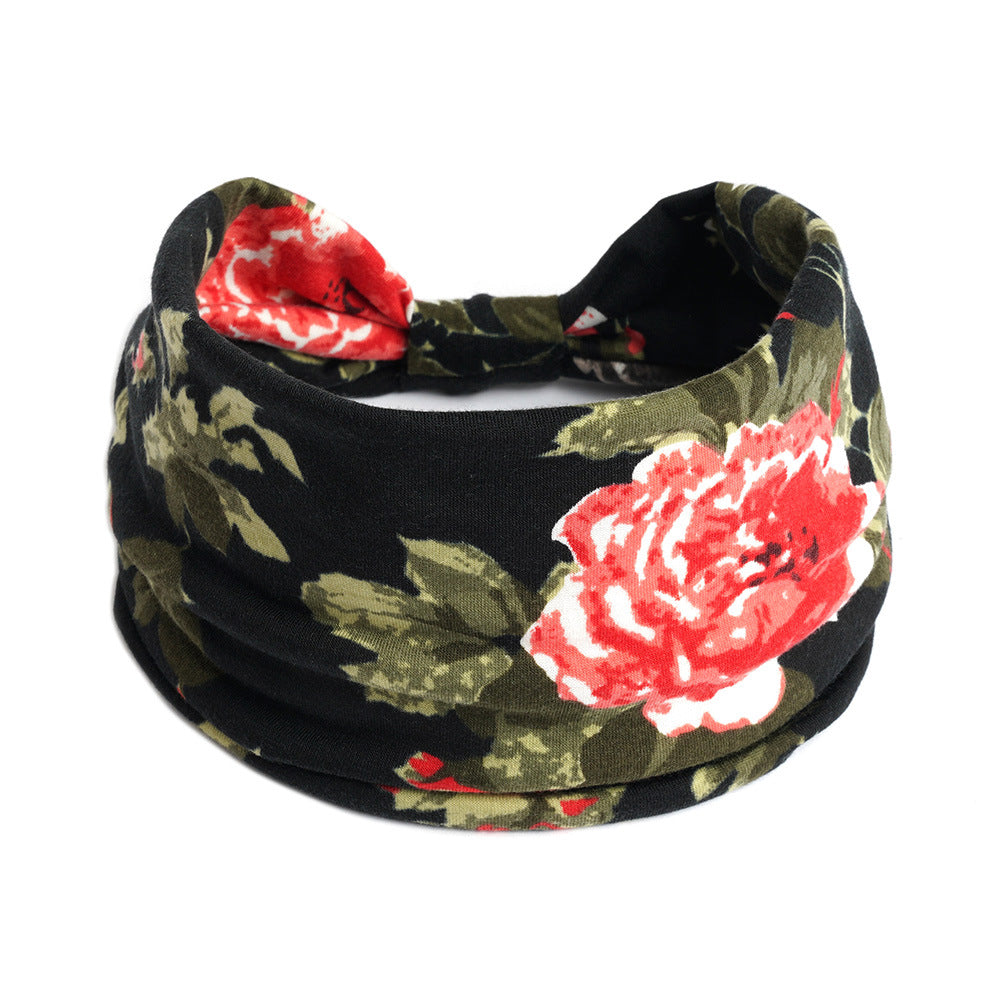 Bohemian Cashew Yoga Sports Headband Absorbent Elastigirl