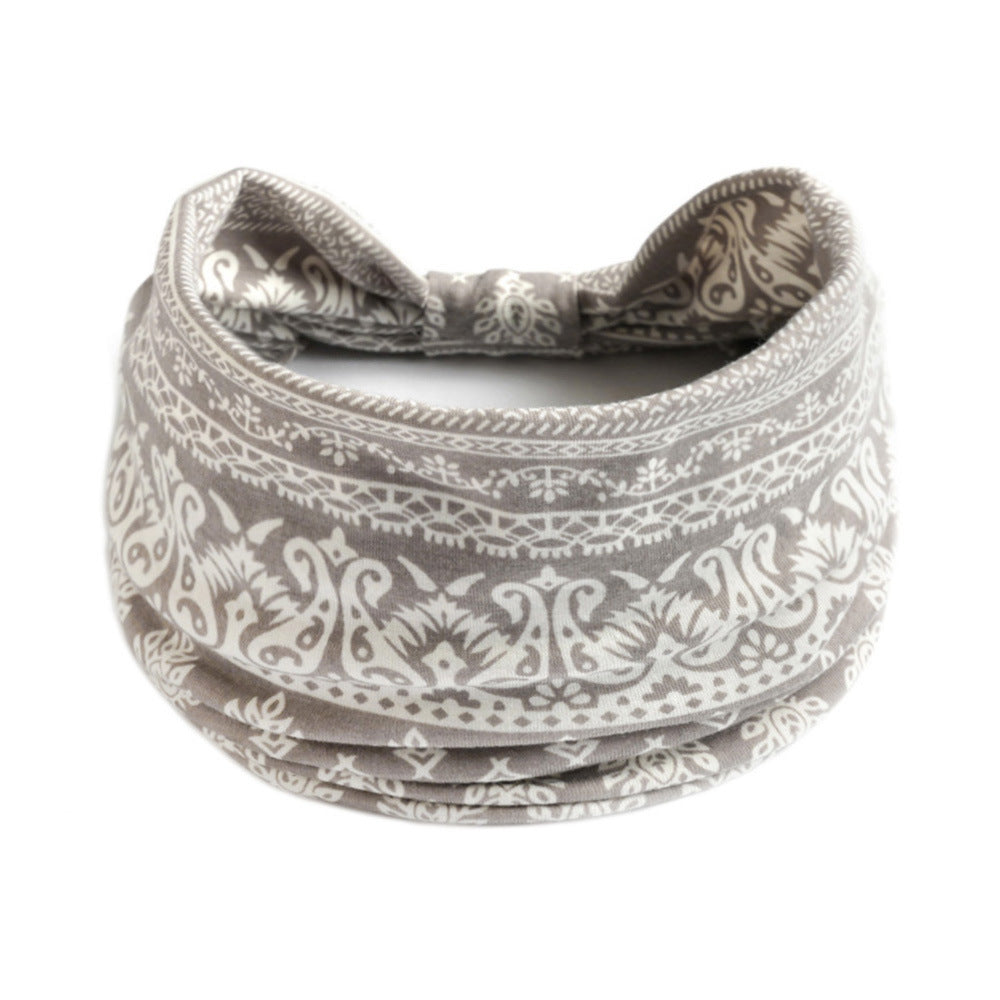 Bohemian Cashew Yoga Sports Headband Absorbent Elastigirl