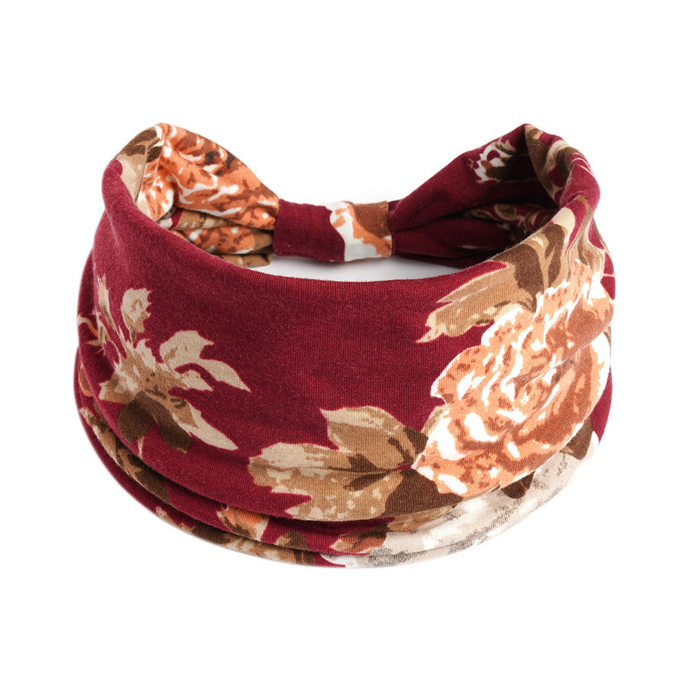 Bohemian Cashew Yoga Sports Headband Absorbent Elastigirl
