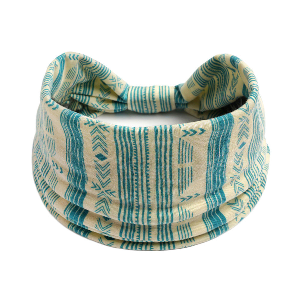 Bohemian Cashew Yoga Sports Headband Absorbent Elastigirl