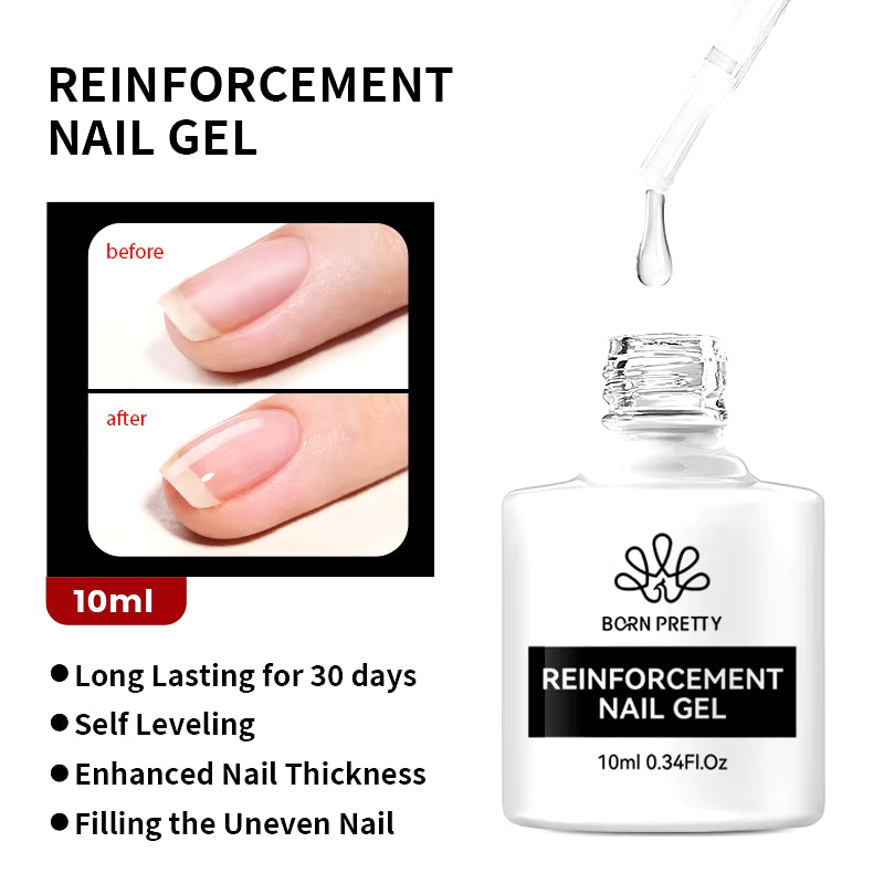 10Ml Milky Jelly White Gel Nail Polish Jelly Nude Color Long Lasting Full Cover Soak off UV LED Gel Varnish Manicure