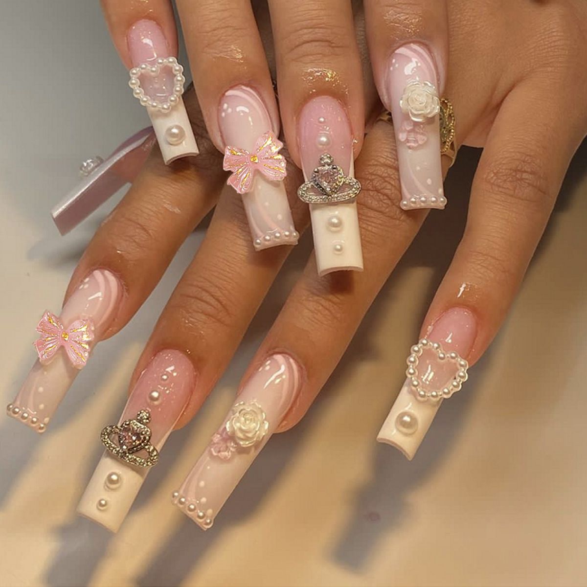 Diamond Multi-diamond Press Nails