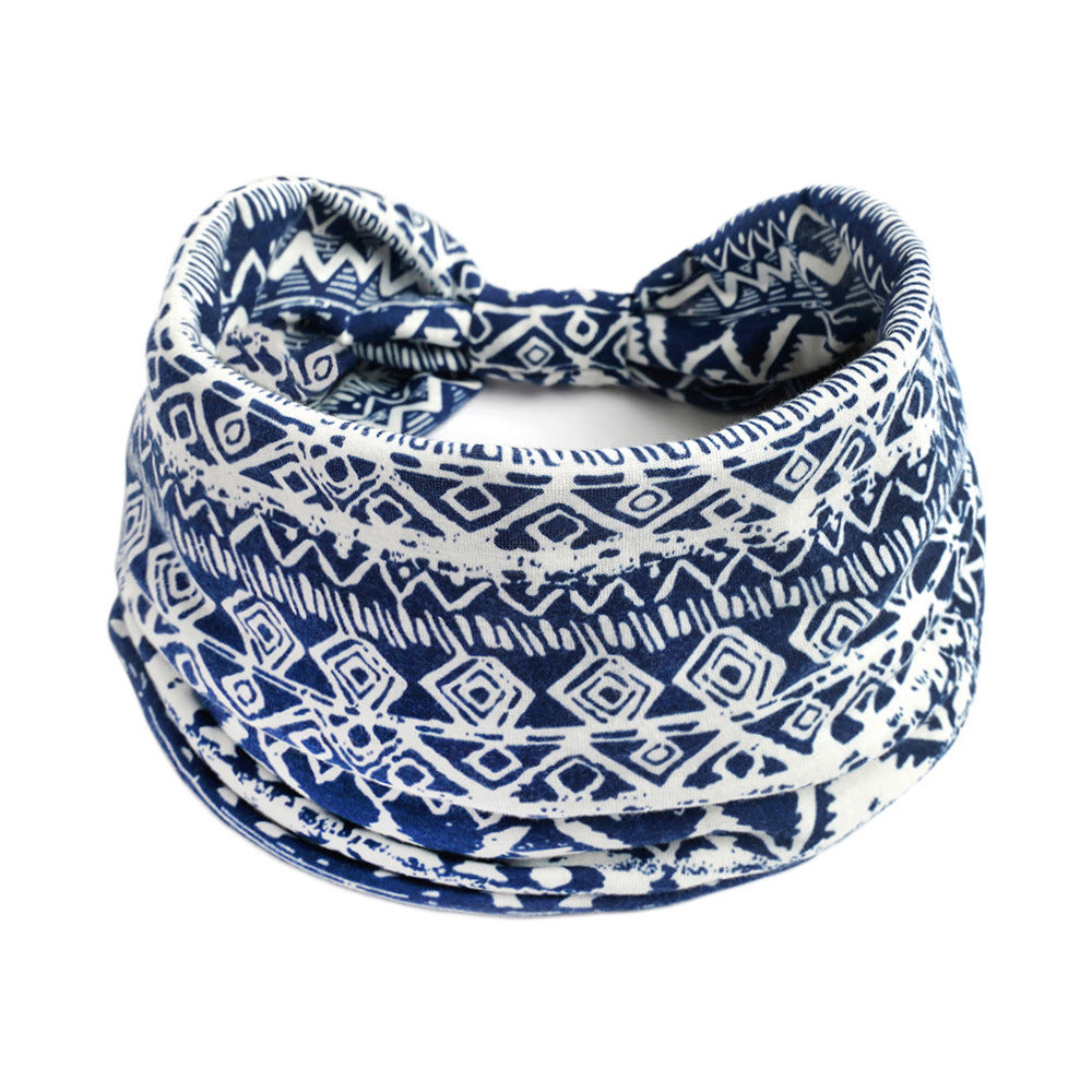 Bohemian Cashew Yoga Sports Headband Absorbent Elastigirl