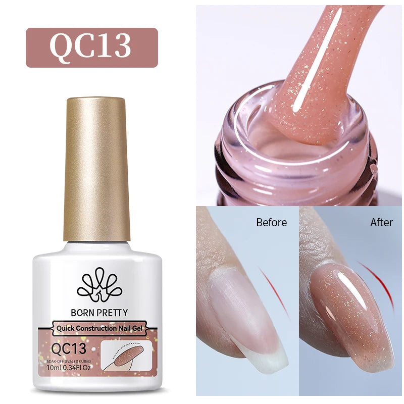 10Ml Milky Jelly White Gel Nail Polish Jelly Nude Color Long Lasting Full Cover Soak off UV LED Gel Varnish Manicure