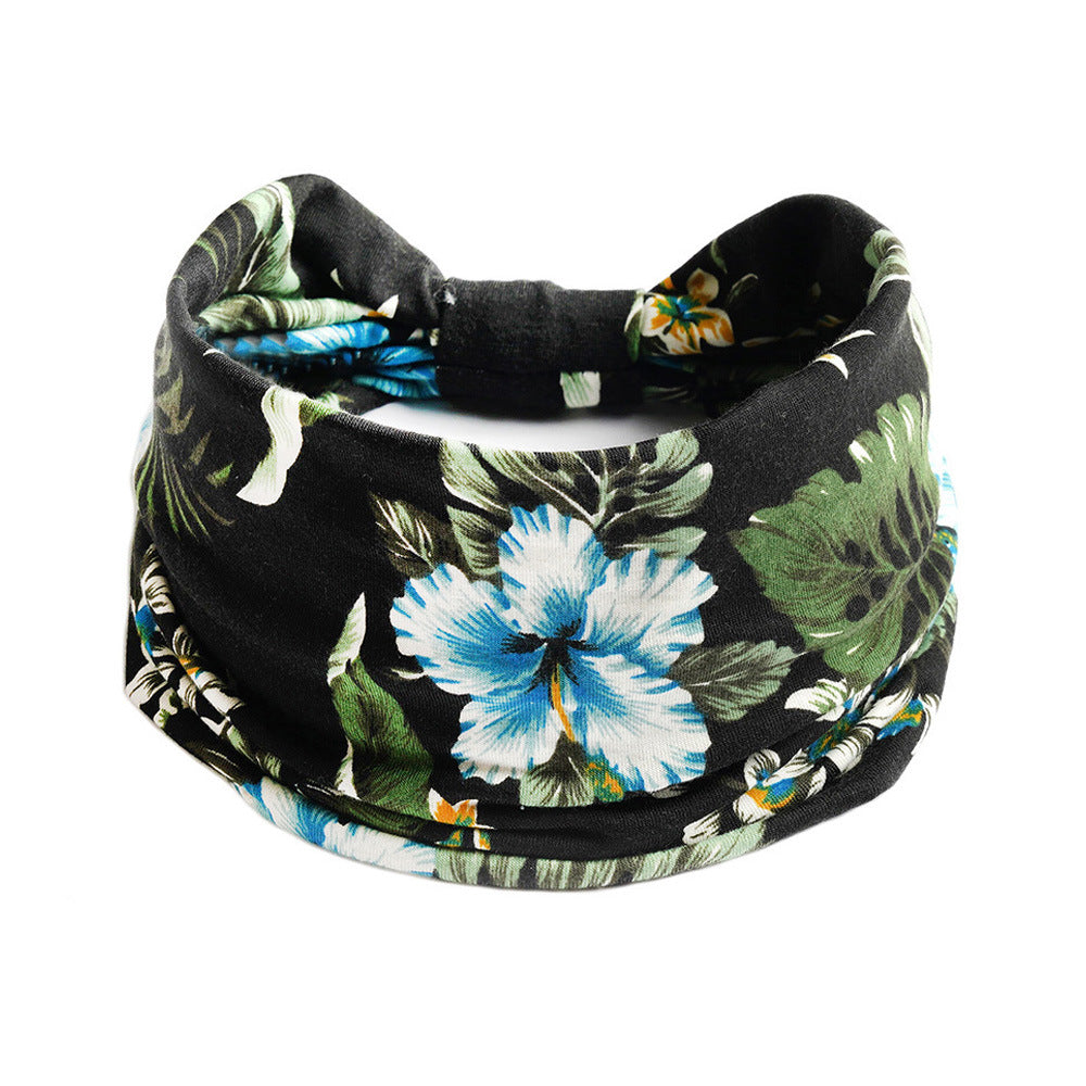 Bohemian Cashew Yoga Sports Headband Absorbent Elastigirl