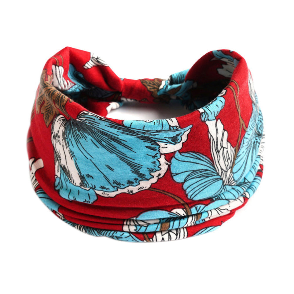 Bohemian Cashew Yoga Sports Headband Absorbent Elastigirl