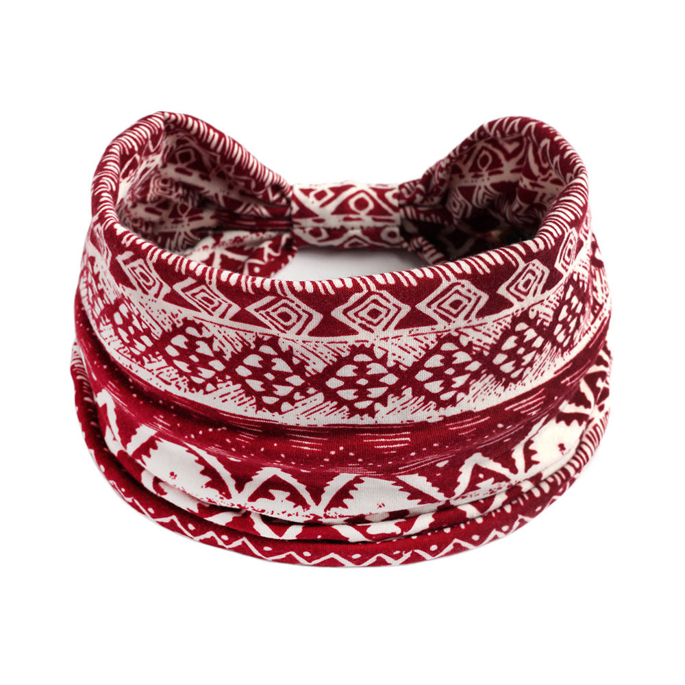 Bohemian Cashew Yoga Sports Headband Absorbent Elastigirl